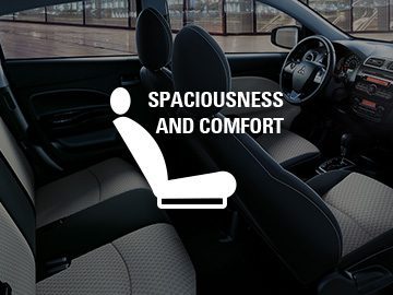 Ample spaciousness and comfort